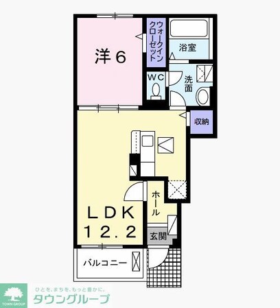 エピナール東茂原の物件間取画像